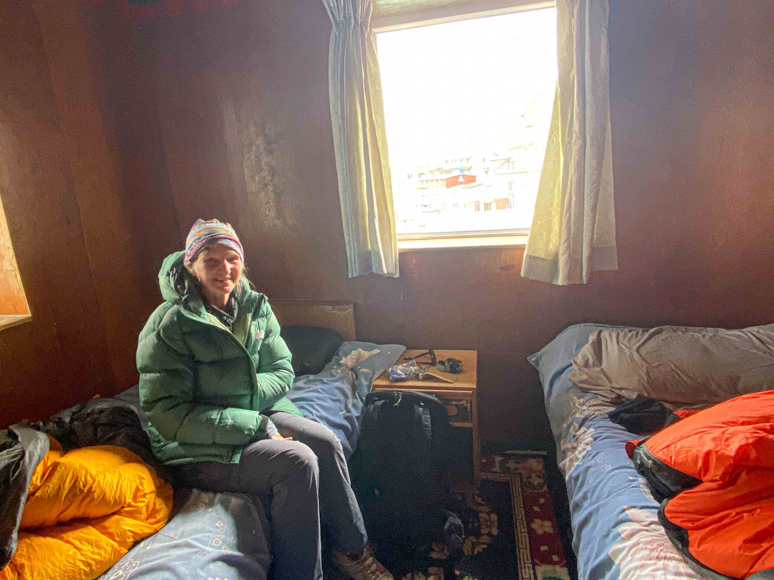 Typical tea house room on the Everest Base Camp trek