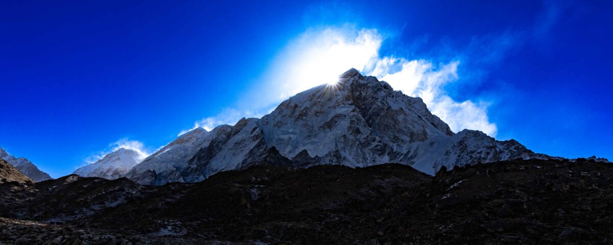 sunstar above nuptse