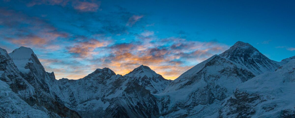 Dawn Arises Behind Everest